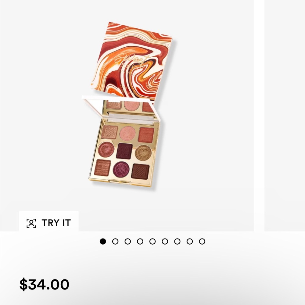 NWT tarte “Sweet Tarte” cravings eyeshadow palette